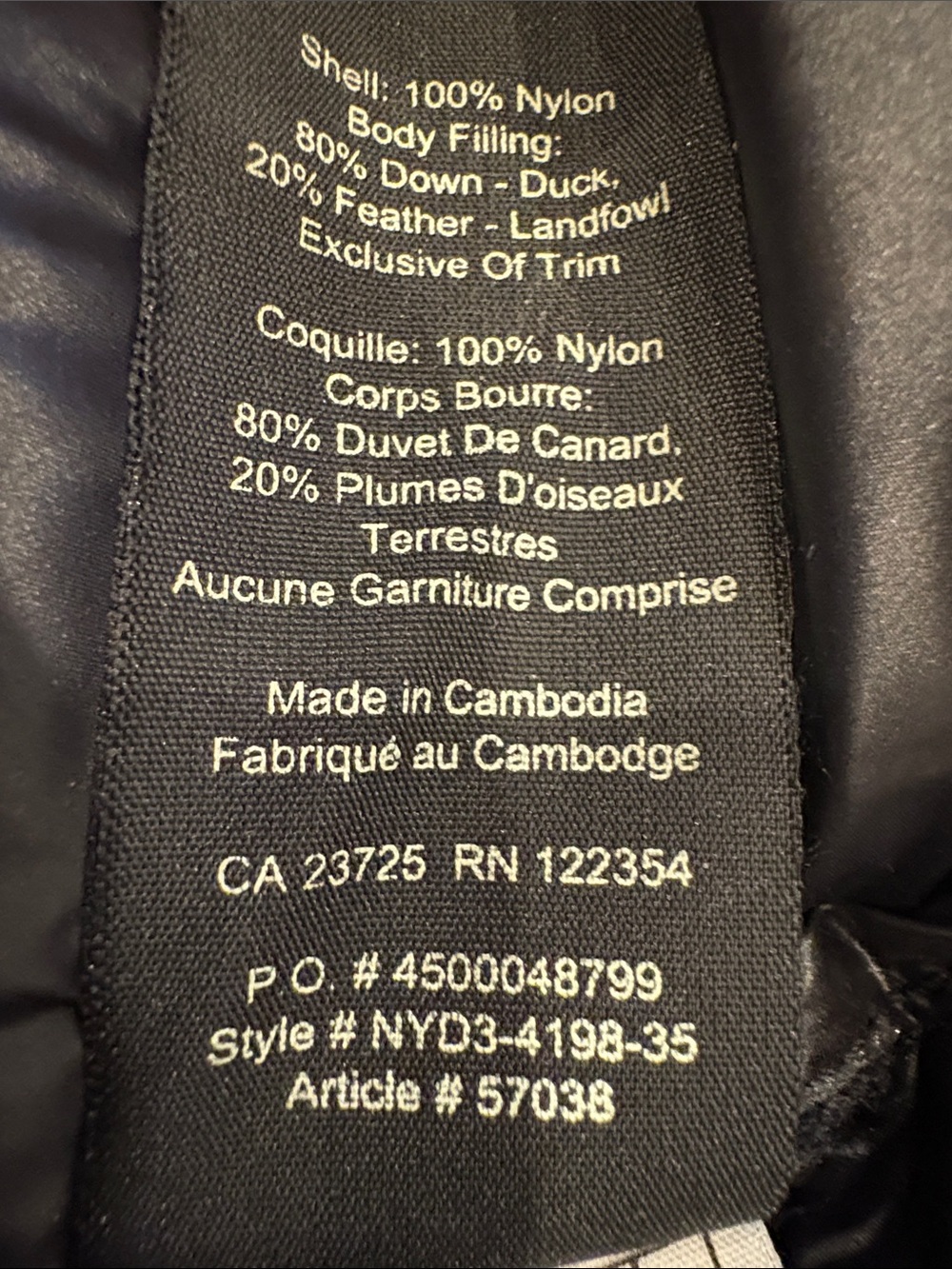 Parklife Lightweight Black Women’s Puffer Jacket - Size S - Picture 4 of 4